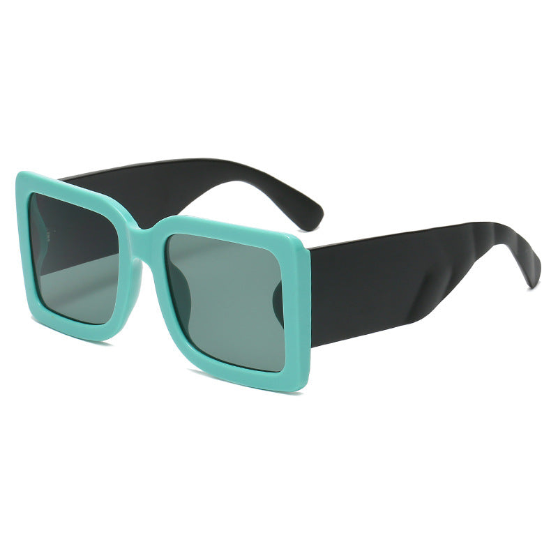 Gafas de Sol Cuadradas Oversize Bicolor