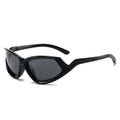 Gafas de Sol Envolventes Futuristas — Lente Espejada