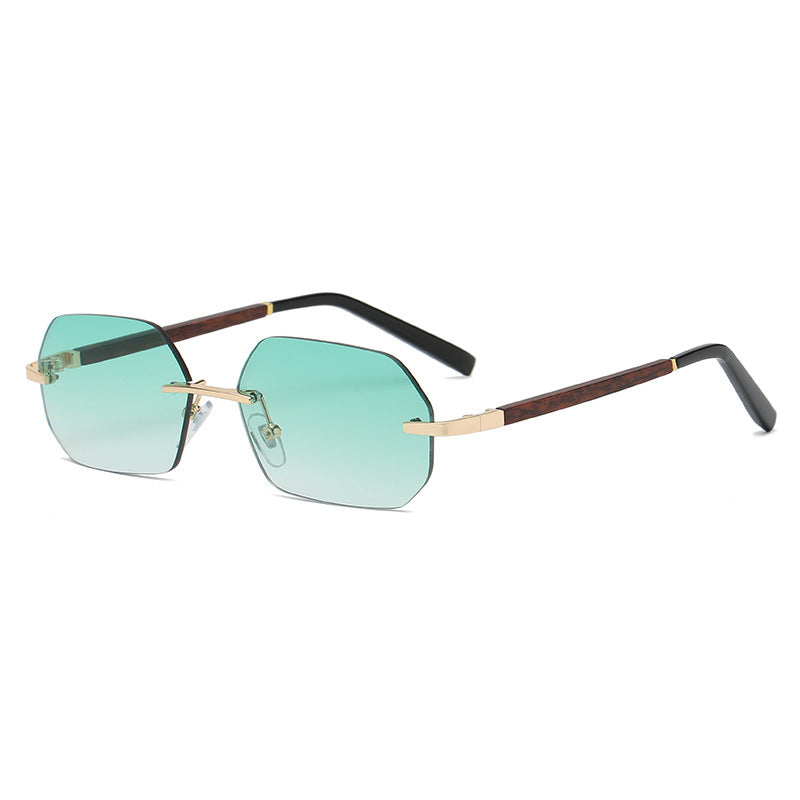Gafas de Sol Sin Montura Doradas