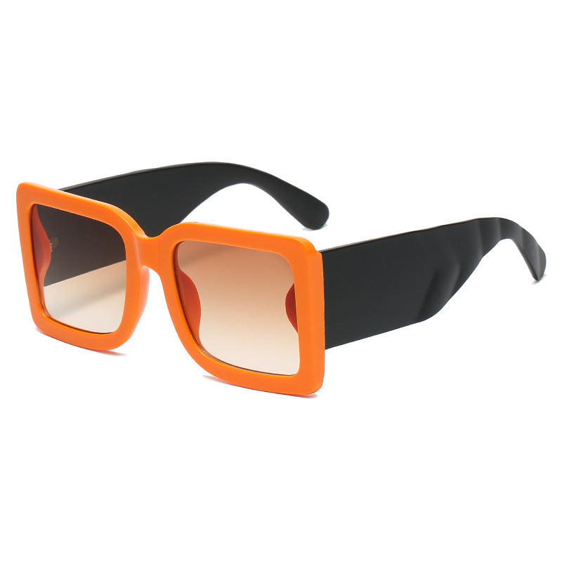 Gafas de Sol Cuadradas Oversize Bicolor