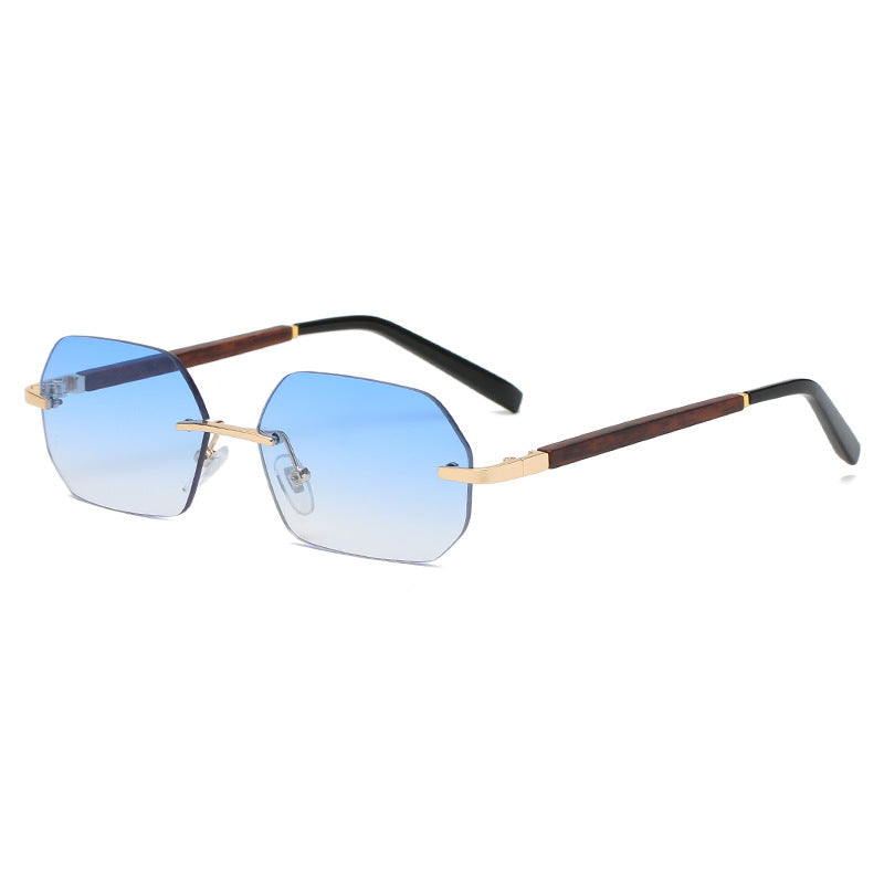 Gafas de Sol Sin Montura Doradas