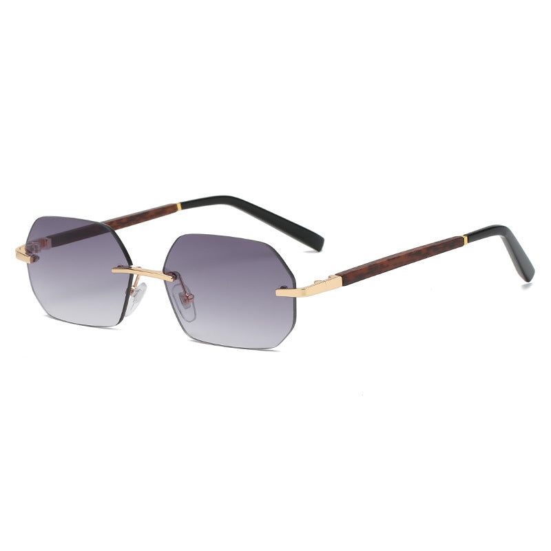 Gafas de Sol Sin Montura Doradas